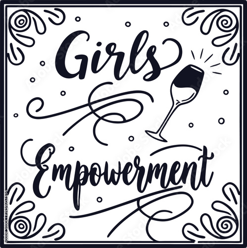 This bold and stylish decal proudly proclaims "Girls with Class Don't Need a Glass," featuring a playful yet sophisticated design.  Perfect for adding a touch of sassy humor to any smooth surface