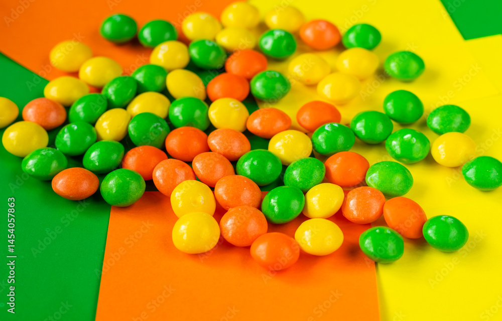 Obraz premium colorful sweet candy background