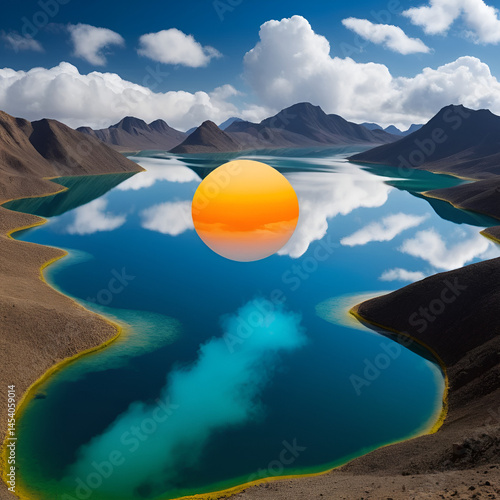 Methane Cyclers of GJ 1214 b: Organisms that metabolize methane in the thick clouds of this water world.