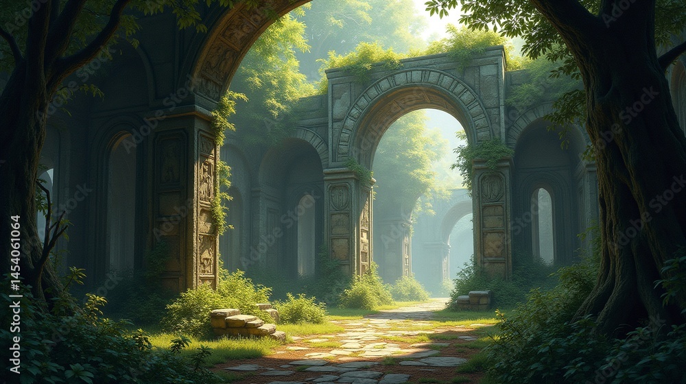 Fototapeta premium Whispers of the Past: Uncovering Ancient Secrets