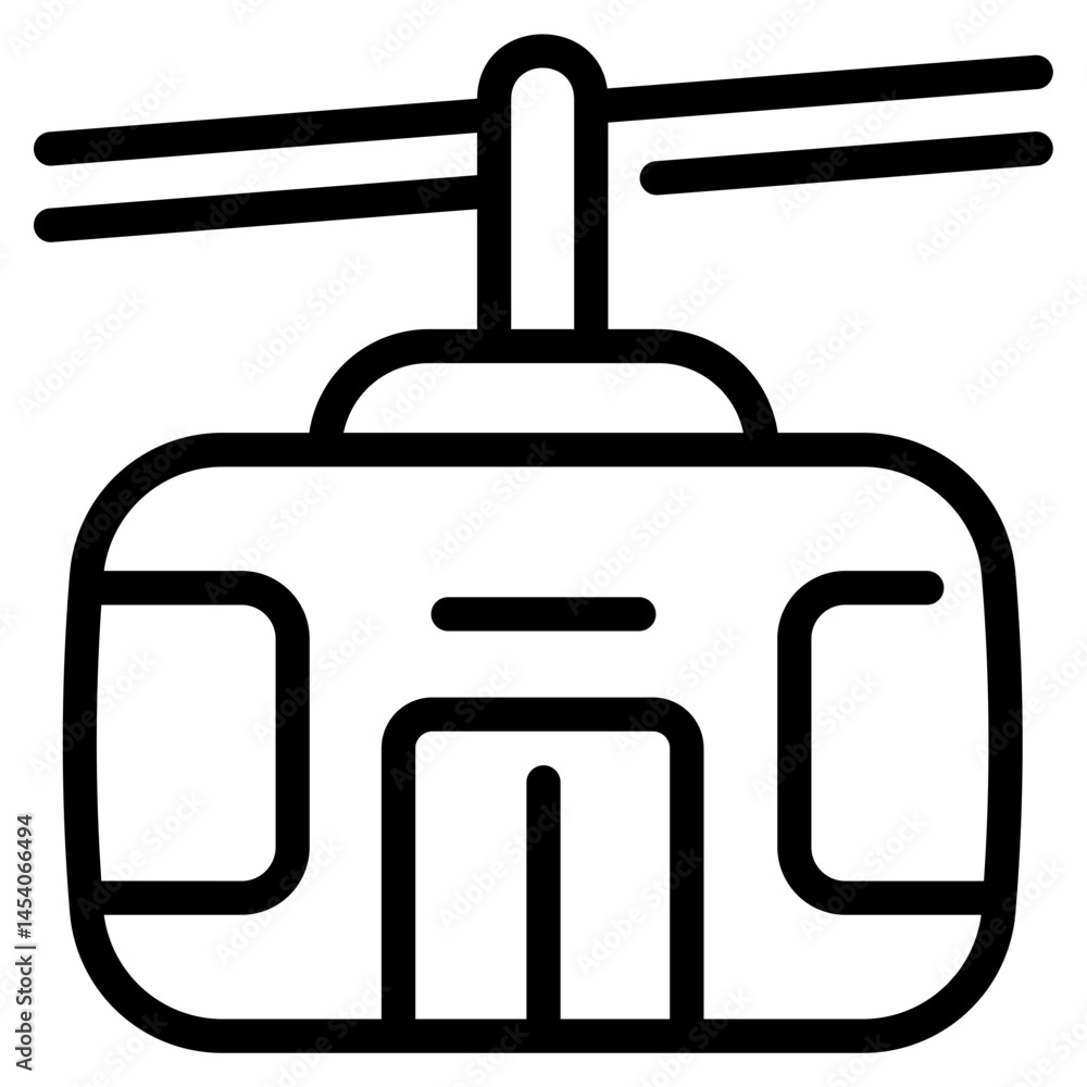 Obraz premium Cable car