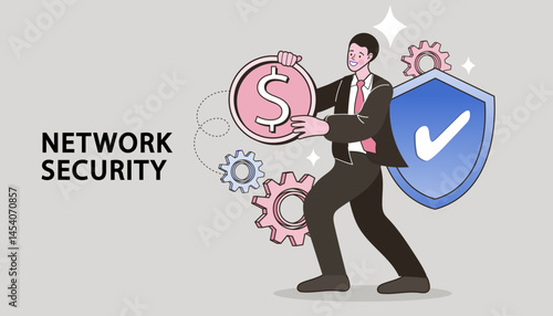 Foreign currency exchange. Global stock market. Money exchange. Savings or income increase, growth. financial institution abstract metaphor. vector illustration.