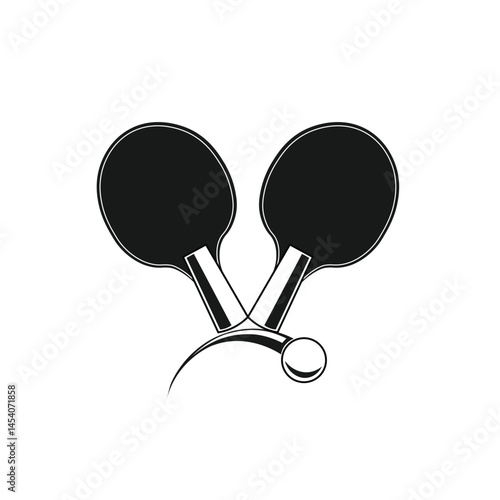 Simple and elegant ping pong ball vector design, you can use it for design elements or logo making.