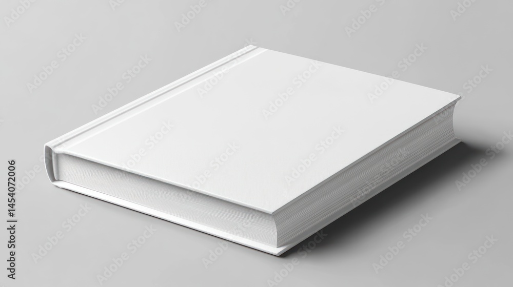 Blank white book mockup Blank white book mockup