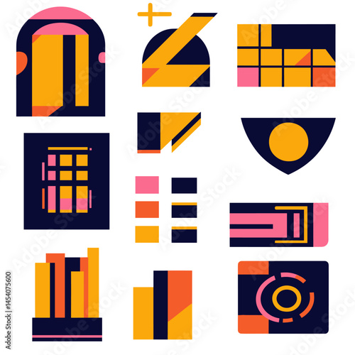 Set of vector icons on the theme of banks and finance: money, bank, credit and debit cards, payments, transfers, finance, coins, safes. Suitable for UI, applications and infographics.