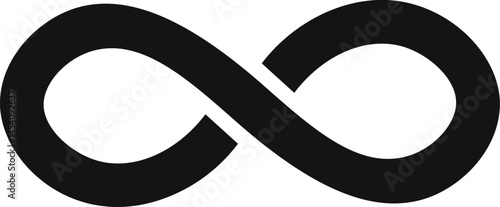 Infinity symbol is a concept in mathematics and philosophy that represents something without any limit, such as the concept of eternity and endless possibilities