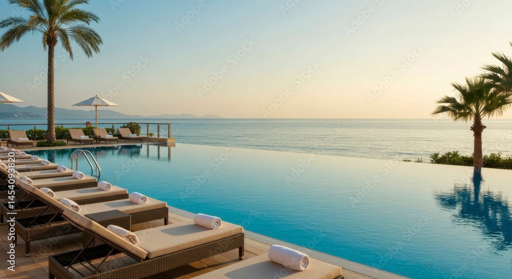 Luxurious infinity pool overlooking the sea (1) Luxurious infinity pool overlooking the sea (1)