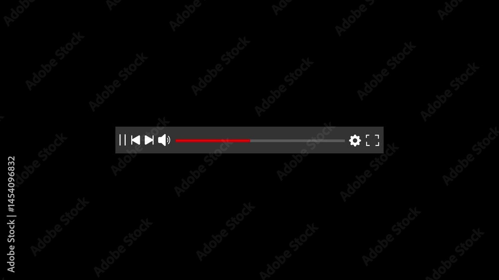 Simple Video Player Ui Element With Play Controls Simple Video Player Ui Element With Play Controls