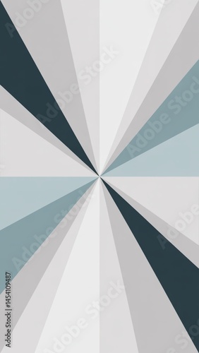 Abstract pattern background in light pastel, soft, dusty grey, blue, silver, and white.  geometric form.  Facet triangle fold with line stripe angle.  gradient of colours.  granule of noise.  Technolo