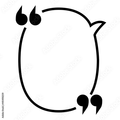 Line simple balloon frame for text title. Line decoration simple speech bubble set with comic cloud, balloon, arrow element. Vector illustration.