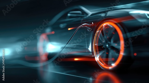 Electric Sports Car Charging: Futuristic Speed and Power