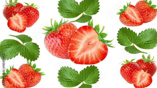 strawberry isolated on white background