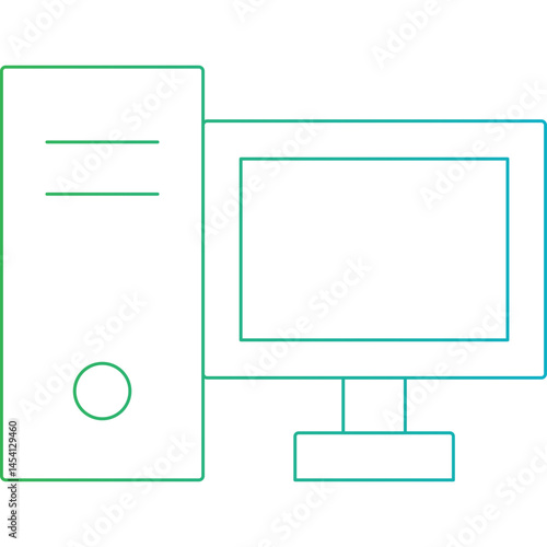 Cpu icon single vector illustration