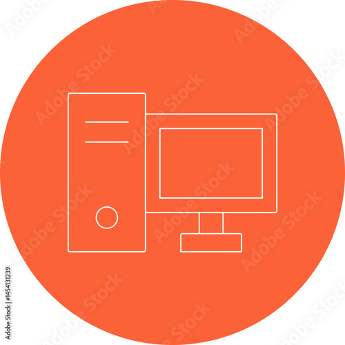 Cpu icon single vector illustration