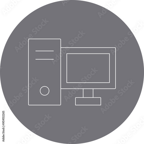 Cpu icon single vector illustration