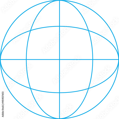 Globe icon single vector illustration