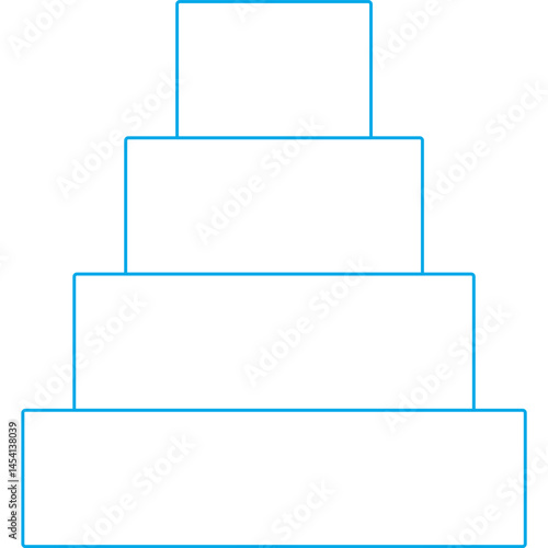 Stairs icon single vector illustration