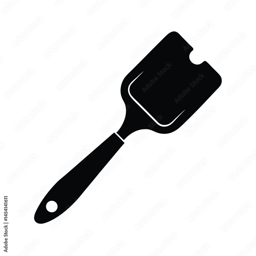 icing spatula isolated on white background icing spatula isolated on white background