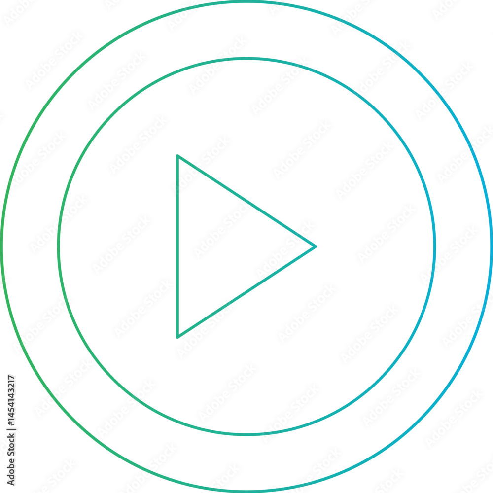 Play button icon single vector illustration Play button icon single vector illustration