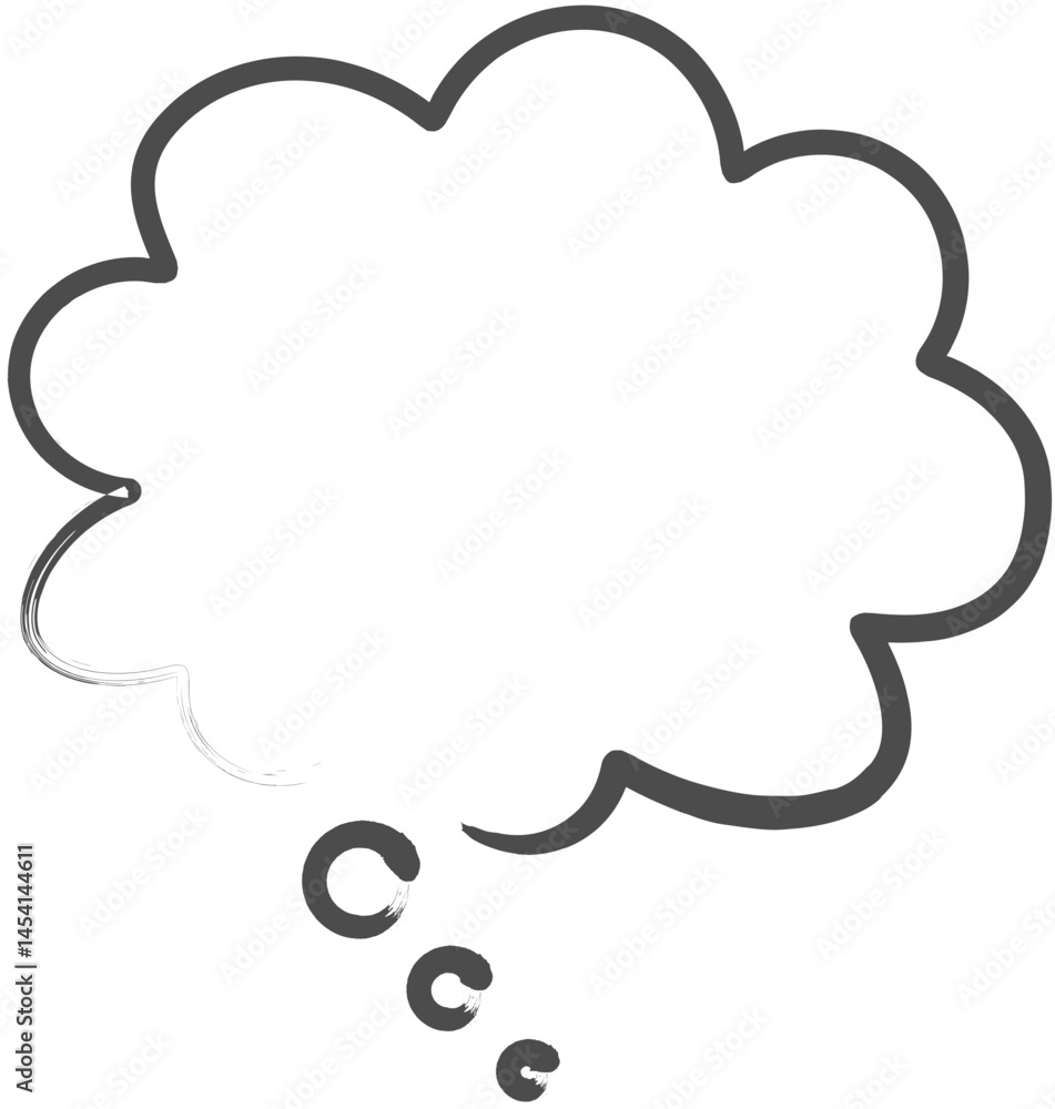 vector illustration of a speech bubble