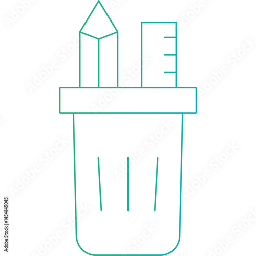 Stationary icon single vector illustration