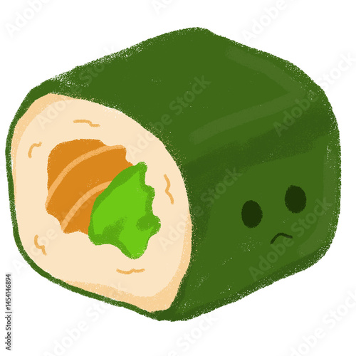 Sushi Food Illustration