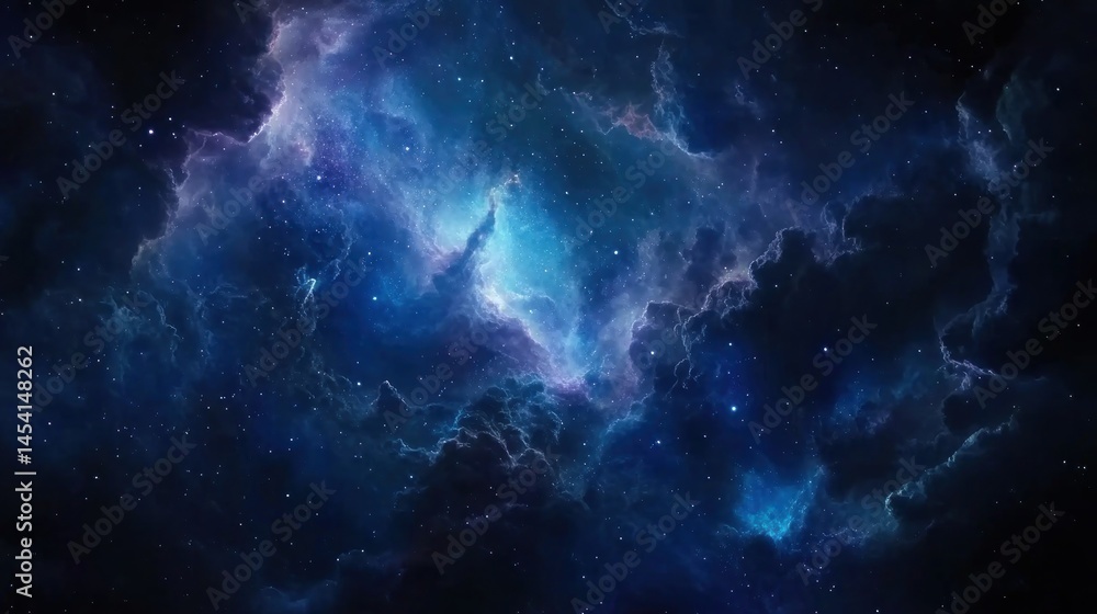 Deep space nebula with vibrant cosmic clouds. Deep space nebula with vibrant cosmic clouds.