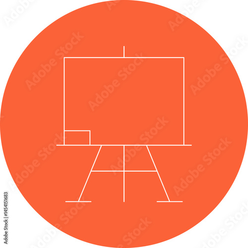 Story board icon single vector illustration
