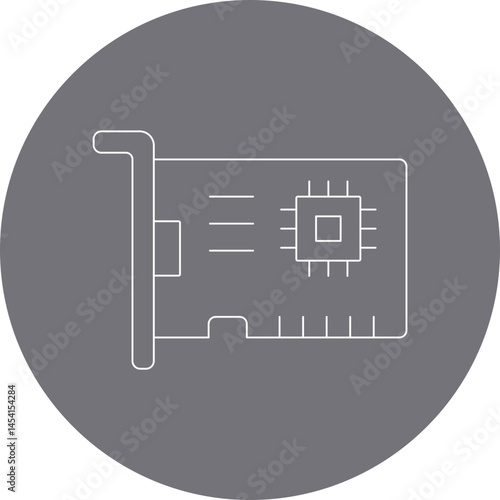 CPU icon single vector illustration