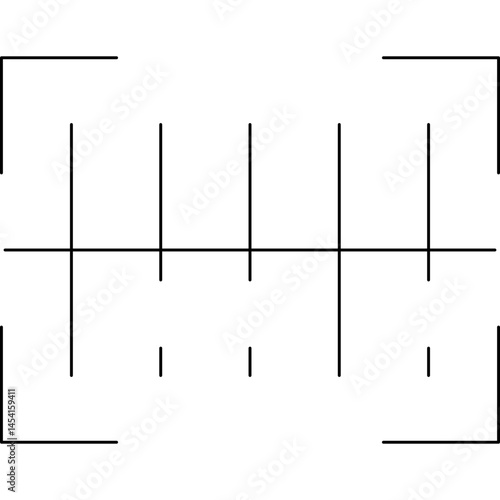 Bar code icon single vector illustration