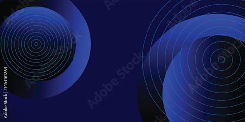 Abstract blue geometric background. Dynamic shapes composition. vector illustration. eps 10