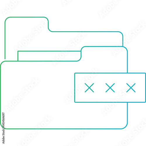 Files icon single vector illustration