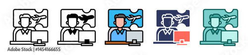 Travel Agent multiple icon