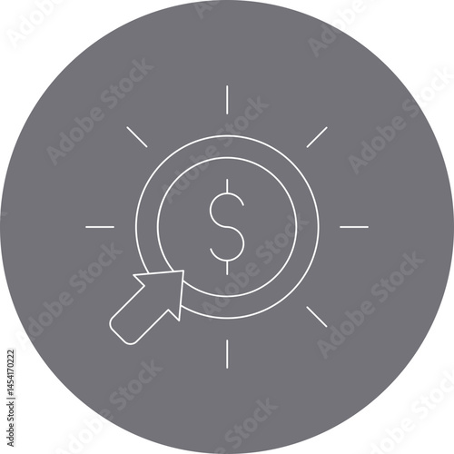 Clickbait icon single vector illustration