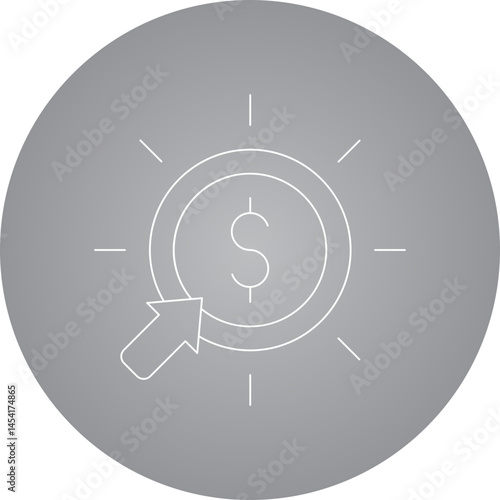 Clickbait icon single vector illustration