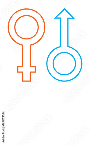 Gender icon.  vector illustration. EPS 10 AI
