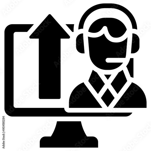 Escalation Glyph Icon