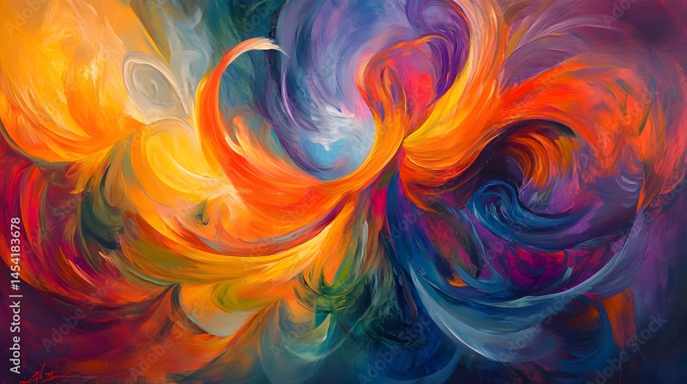 Abstract swirling colors Abstract swirling colors