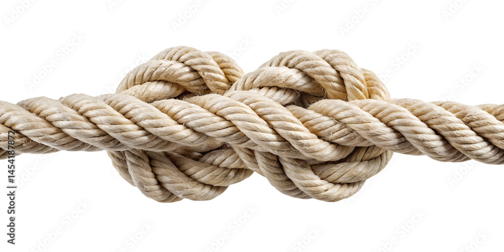rope on white background rope on white background