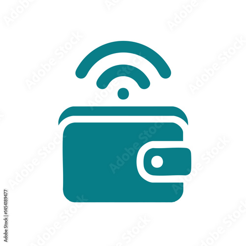 Digital wallet with wifi indicator
