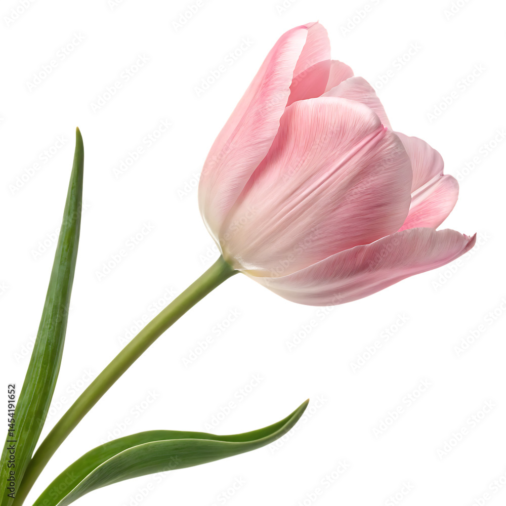Fototapeta premium Tulip flower isolated on a transparent background