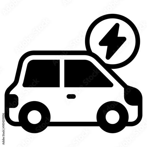 Electric Car Icon