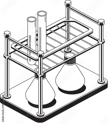 3d rendered illustration of a scale model