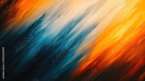 Abstract blend of vibrant hues