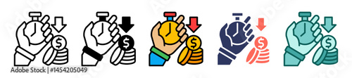 Efficiency multiple icon