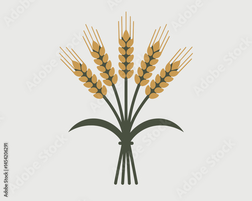 Golden Wheat Sheaves A Symbol of Agriculture and Harvest