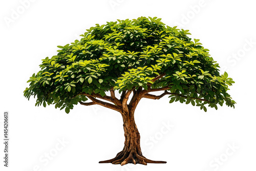 Sandalwood Tree Isolated on White Background for Stock Photography

