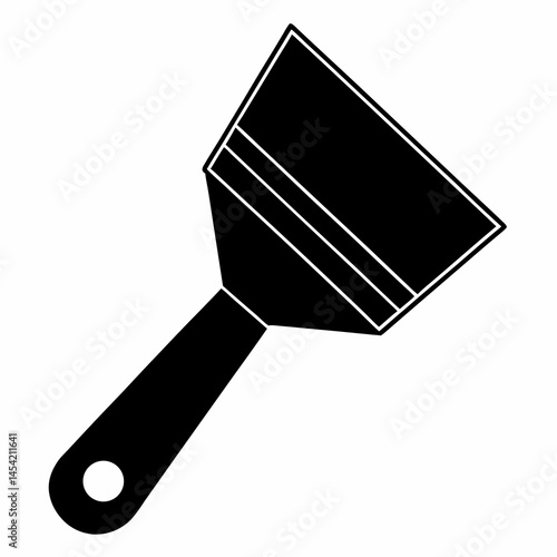 Paint Scraper Icon Vector Illustration for Painting, Home Improvement, and Construction Projects