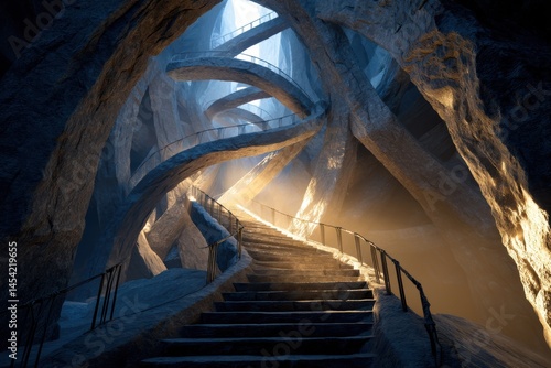Mysterious stone staircase ...