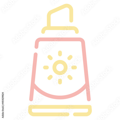 Sunscreen Bottle Icon